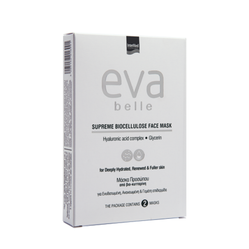 Intermed Eva Bele Supreme Biocellulose Face Mask 2τμχ