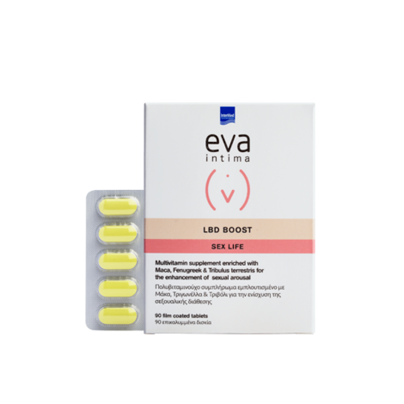 Intermed Eva Intima Lbd Boost Μάκα Τριγωνέλλα & Τριβόλι 90tabs