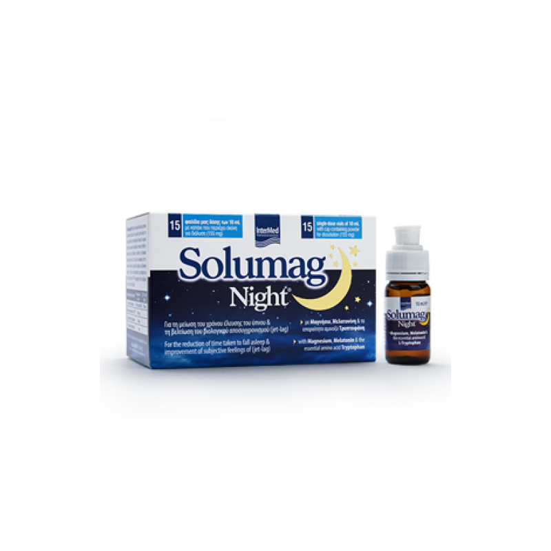 Intermed Solumag Night Για Ρύθμιση Του Ύπνου 15x10ml