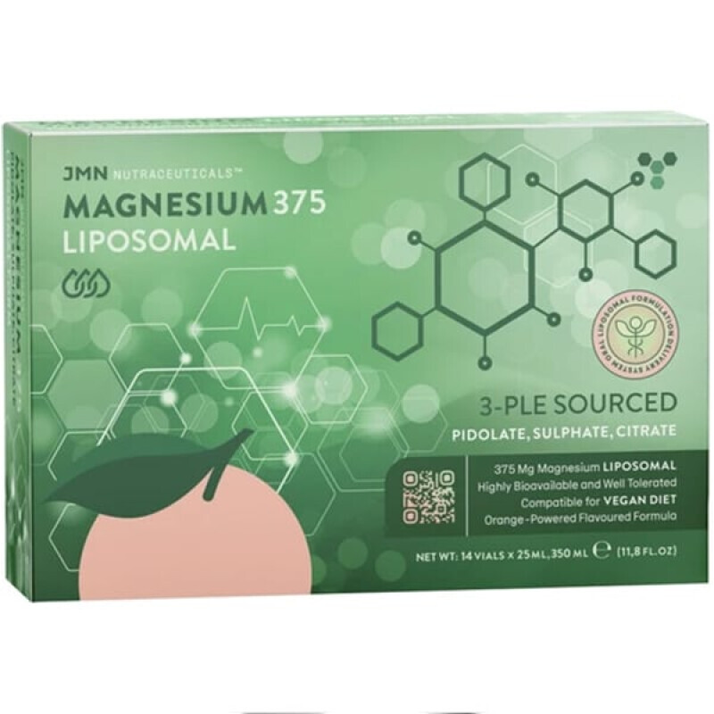 Jmn - Nutraceuticals Liposomal Triple Magnesium 375 Λιποσωμιακή Φόρμουλα - 14x25ml