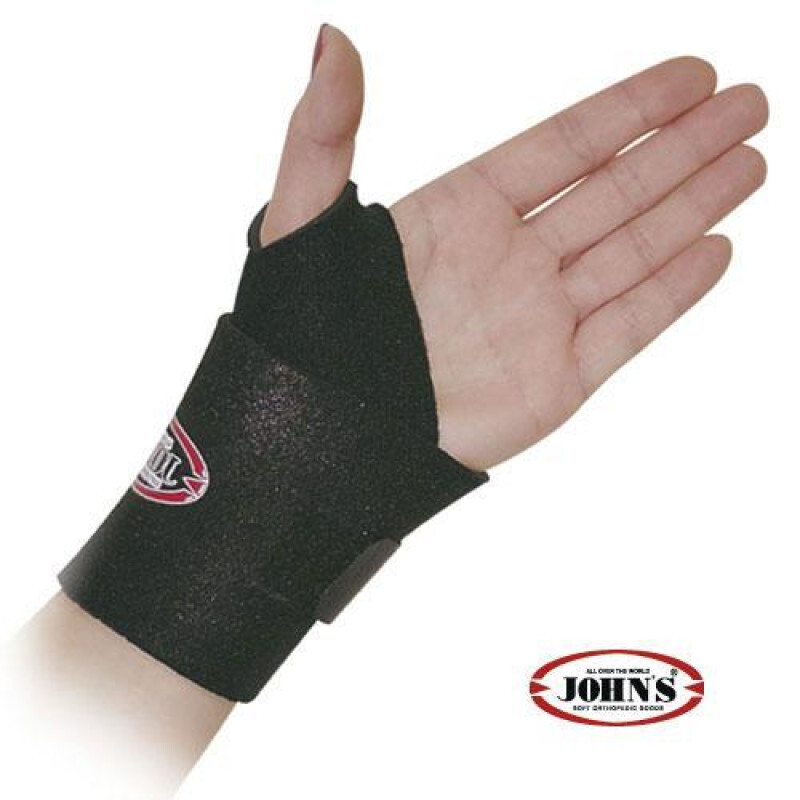 John's Δέστρα Καρπού Wrist Strap Black One Size 1τμχ