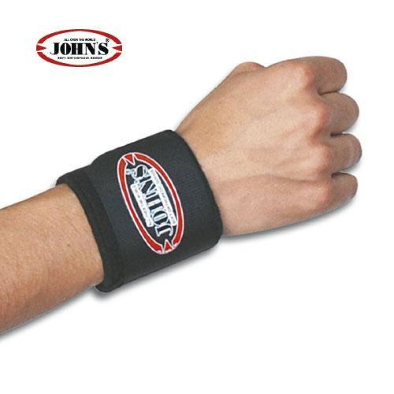 John's Επικάρπιο Wrist Support Black One Size 1τμχ