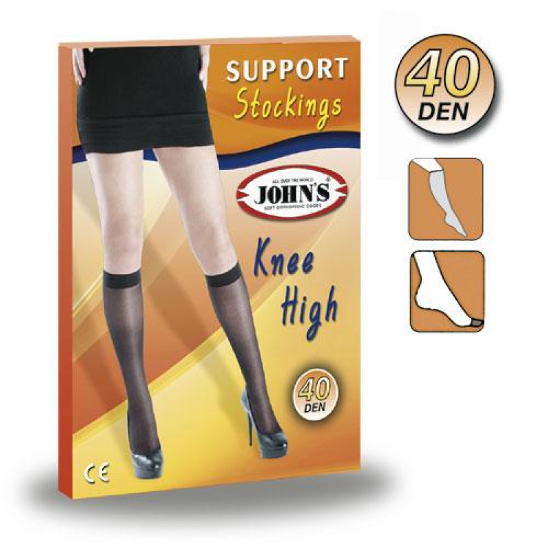 John’s Κάλτσες Κγ 40den Γυναικείες Λάμα S/m Ζεύγος
