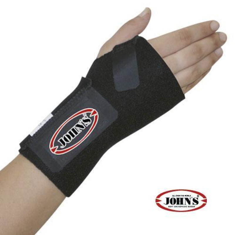 John's Νάρθηκας Καρπού Wrist Support Black S-xl Αριστερο