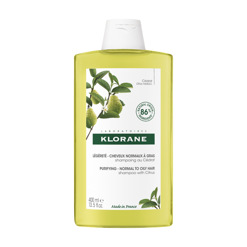 Klorane Purifying Shampoo With Citrus Κανονικά/λιπαρά Μαλλιά 400ml