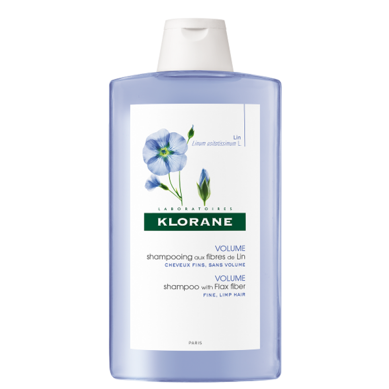 Klorane Volume Shampoo Με Λινάρι Για Όγκο 400ml