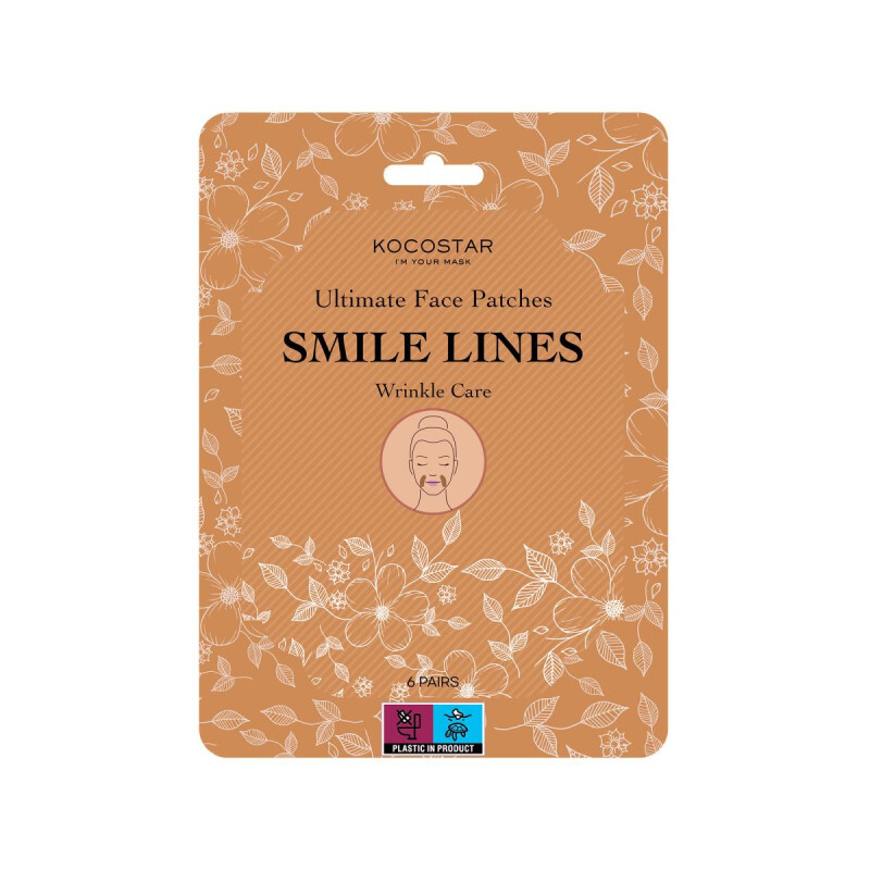 Kocostar Ultimate Face Patches Smile Lines Wrinkle Care 6τμχ