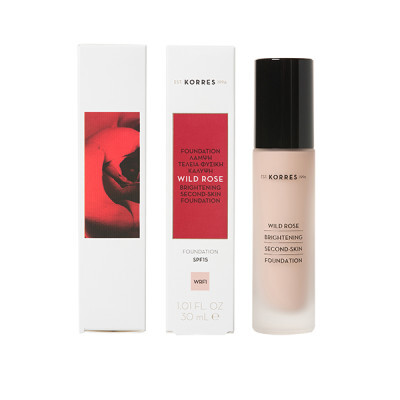 KORRES - Άγριο Τριαντάφυλλο Brightening Foundation SPF15 WRF1 - 30ml