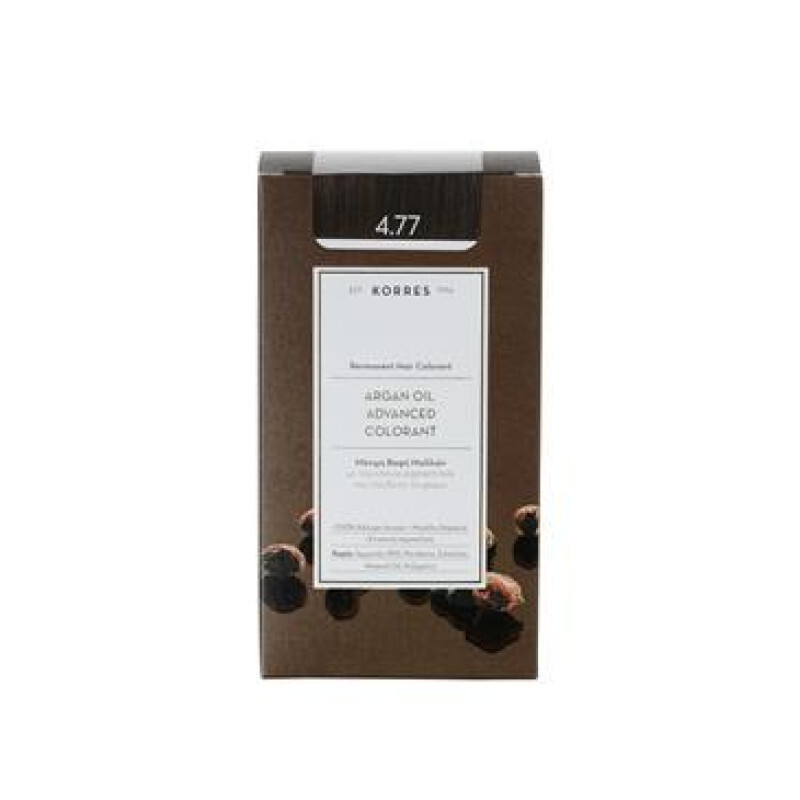 Korres Argan Oil Advanced Colorant 4.77 Σκούρο Σοκολατί 145ml