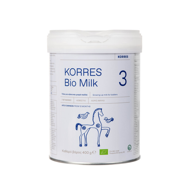 Korres Bio Milk Βιολογικό Γάλα Νήπια/μικρά Παιδιά Νο3 (12m+) 400g