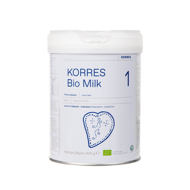 Korres Bio Milk Βιολογικό Γάλα Για Βρέφη Νο1 (0-6m) 400g