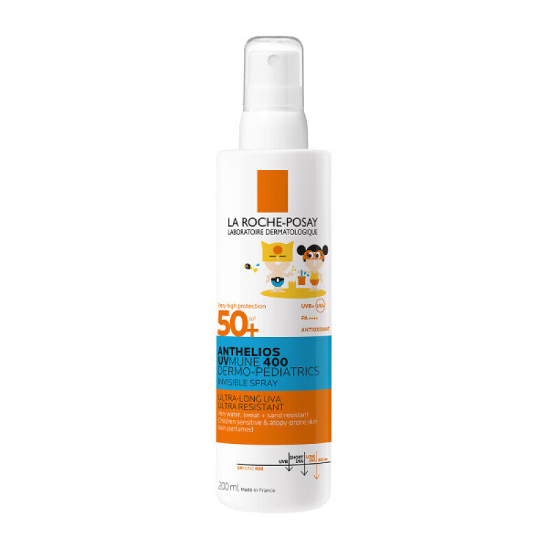 LA ROCHE POSAY - Anthelios UVMune 400 Dermo Pediatrics Invisible Spray Παιδικό Αντηλιακό SPF50+ - 200ml