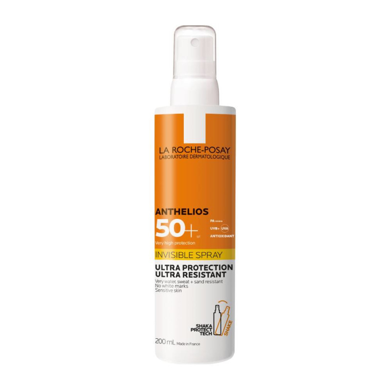 LA ROCHE POSAY - Anthelios Shaka Invisible Spray SPF50+ Αόρατο Σπρέι Σώματος - 200ml