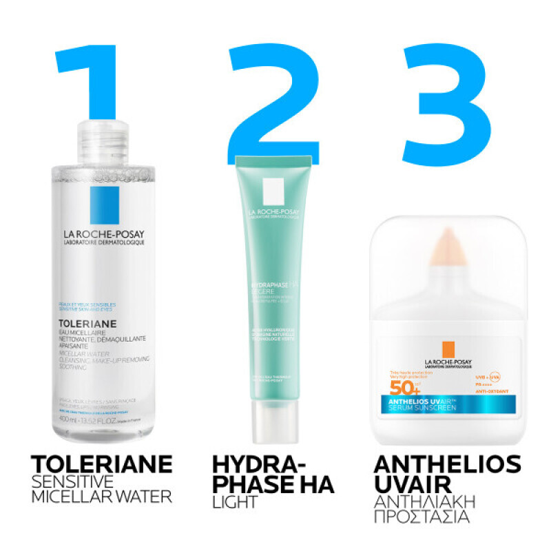 LA ROCHE POSAY - Hydraphase HA Light 72h Ενυδατική Κρέμα Προσώπου για Κανονικό έως Αφυδατωμένο Δέρμα - 40ml