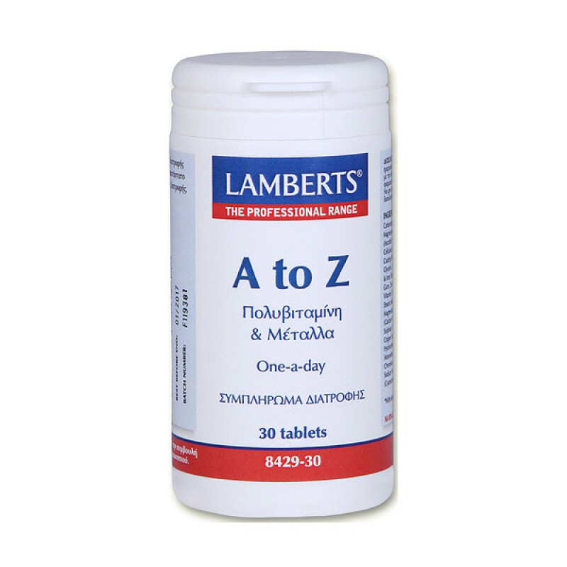 Lamberts A To Z Multi Vitamins 30tabs