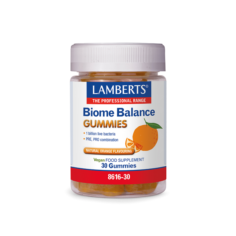 Lamberts Biome Balance Gummies Ζελεδάκια Πορτοκάλι 30τμχ