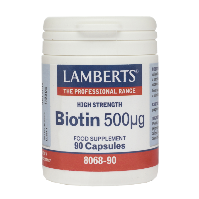 Lamberts Biotin 500μg 90caps