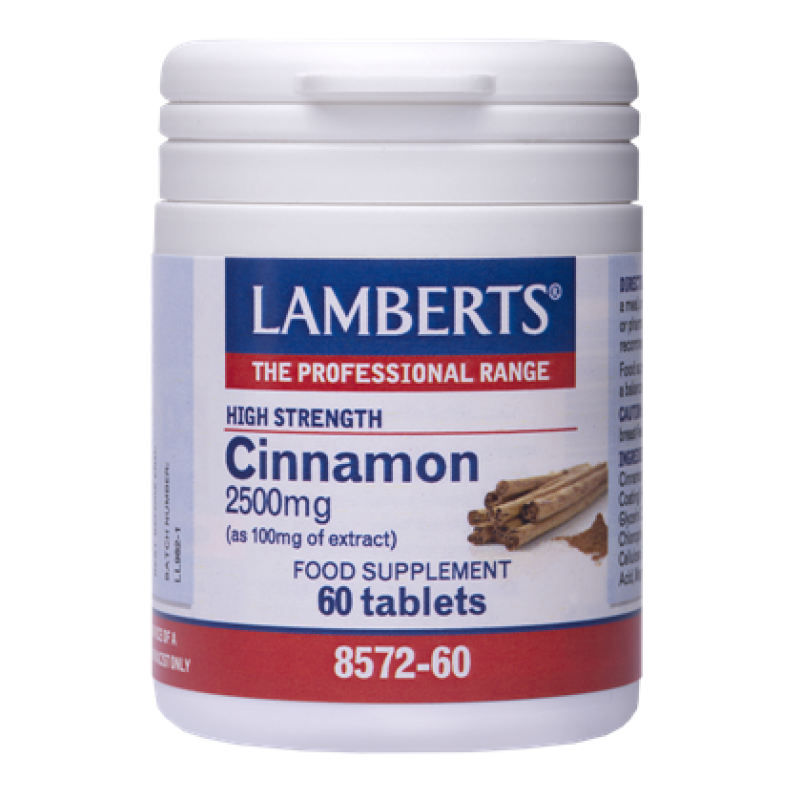 Lamberts Cinnamon 2500mg Αντιοξειδωτικό 60tabs