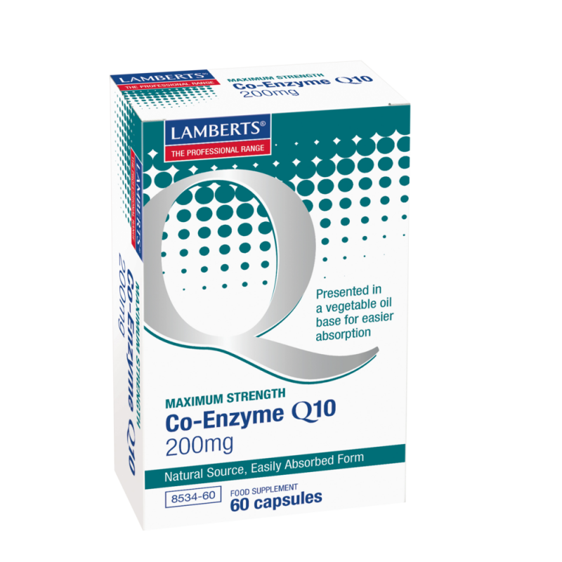 Lamberts Co Enzyme Q10 200mg Αντιοξειδωτικό 60caps