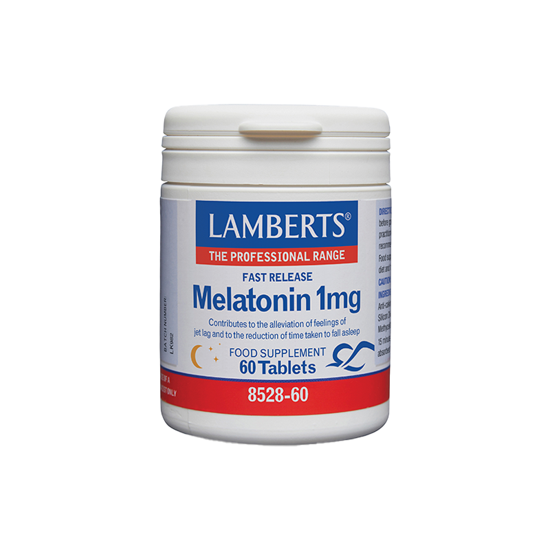 Lamberts - Fast Release Melatonin 1mg Μελατονίνη - 60tabs