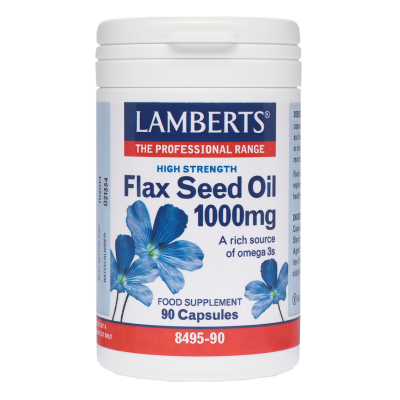 Lamberts Flax Seed Oil 1000mg Λάδι Λιναρόσπορου 90caps