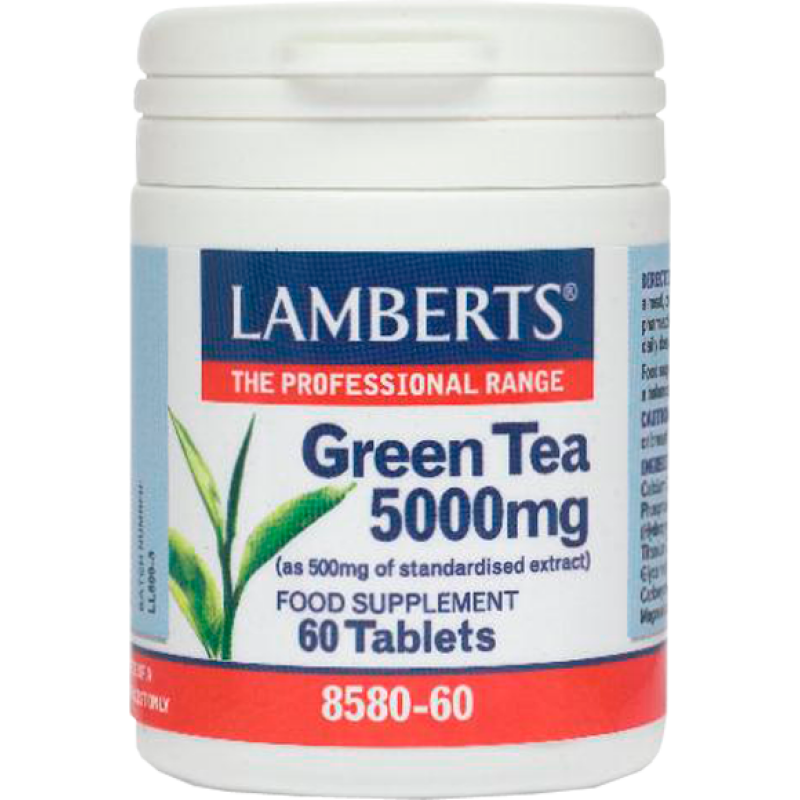 Lamberts Green Tea 5000mg Ενίσχυση Μεταβολισμού 60tabs