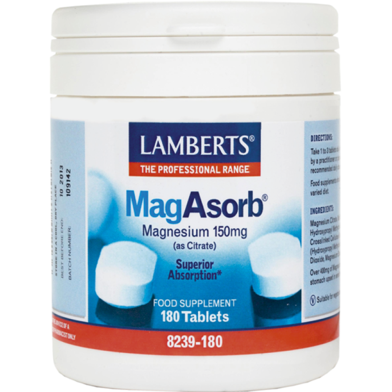 Lamberts Magasorb Magnesium 150mg 180tabs