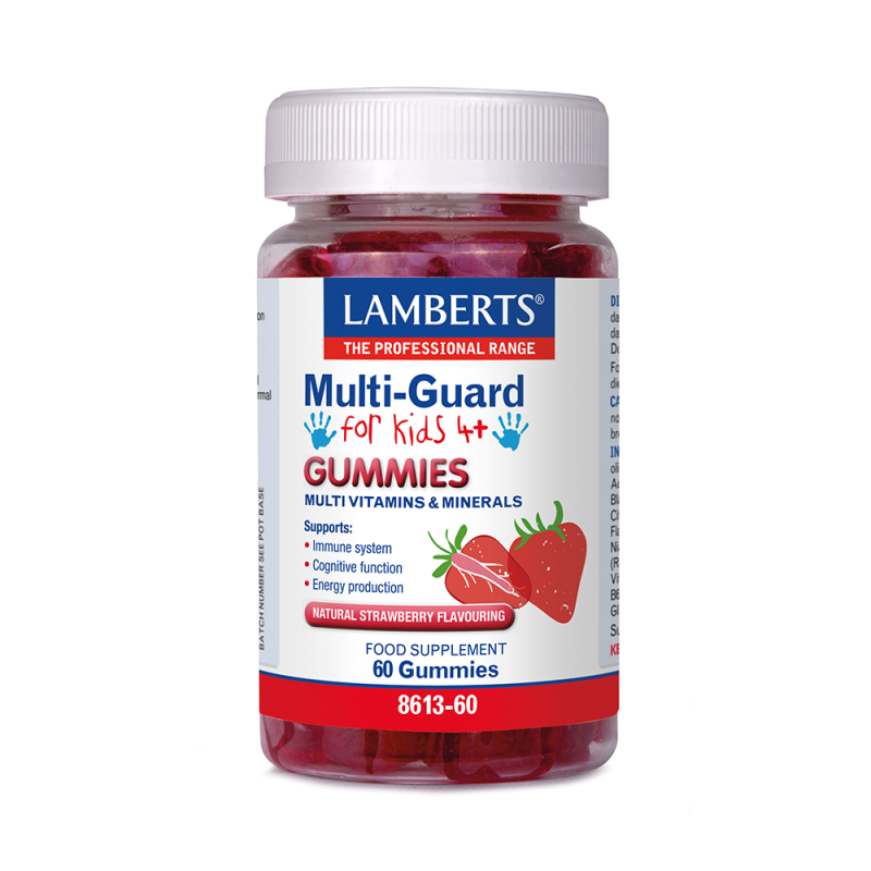 Lamberts Multi Guard For Kids Gummies Φράουλα 60τμχ