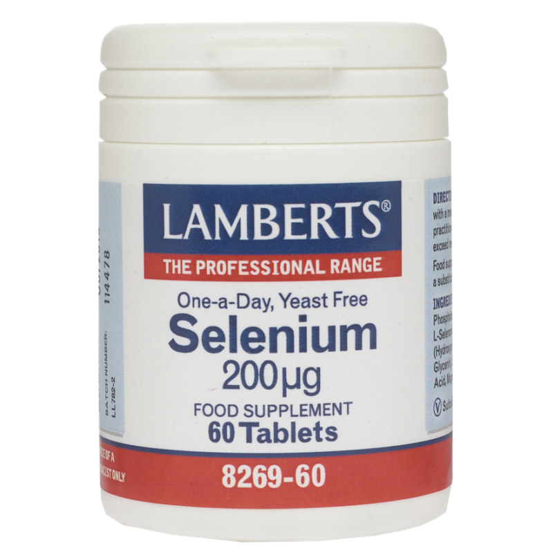 Lamberts Selenium 200μg Σελήνιο 60tabs