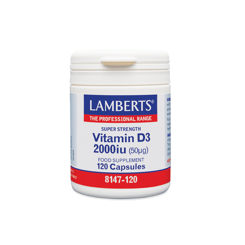 Lamberts Vitamin D3 2000iu (50μg) 120caps