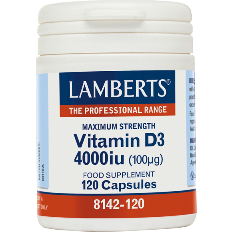 Lamberts Vitamin D3 4000iu 120tabs