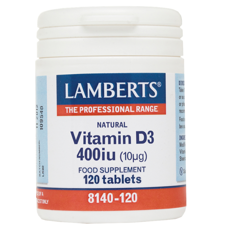 Lamberts Vitamin D3 400iu 120tabs