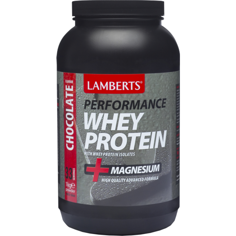 Lamberts - Whey Protein + Magnesium Πρωτεΐνη Με Γεύση Σοκολάτα - 1kg