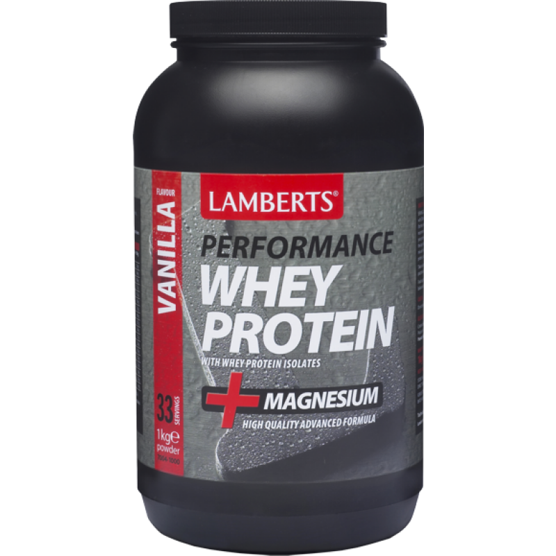 Lamberts Whey Protein+magnesium Γεύση Βανίλια 1kg