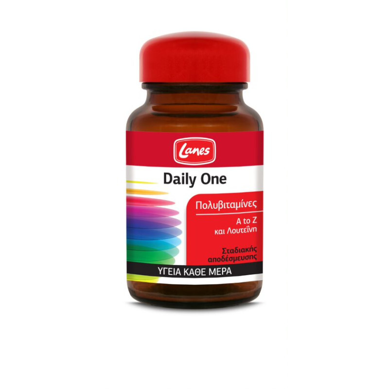 Lanes Daily One Πολυβιταμίνες Α To Ζ & Λουτεΐνη 30tabs
