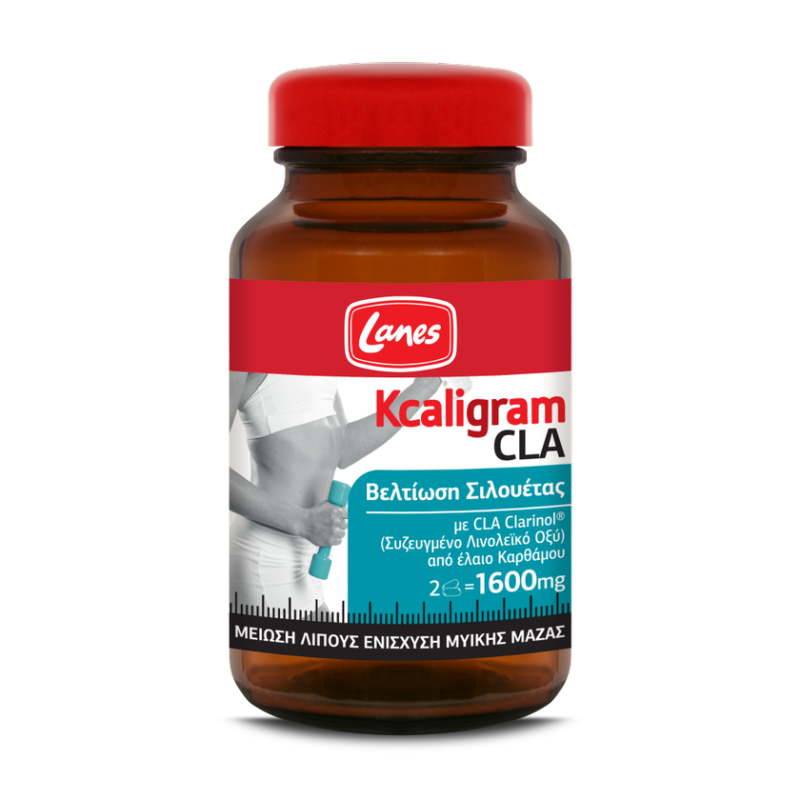 Lanes Kcaligram Cla (2caps=1600mg) Βελτίωση Σιλουέτας 60caps