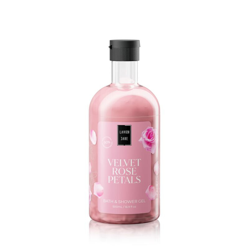 LAVISH CARE - Velvet Rose Petals Bath & Shower Gel Αφρόλουτρο - 500ml