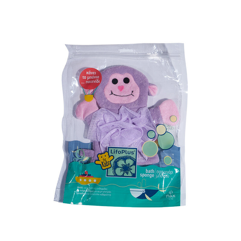 Lifoplus For Kids Παιδικό Σφουγγάρι Μπάνιου Πίθηκος 1τμχ