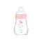 MAM - Feel Good Γυάλινο Μπιμπερό Θηλή Σιλικόνης Ροζ 0m+ - 170ml
