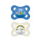 MAM - Ορθοδοντική Πιπίλα Σιλικόνης Love Mummy & Daddy (2-6m) - 2τμχ