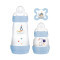 MAM - Starter Set Easy Start Anti-Colic Μπιμπερό (130ml + 260ml) & Start Πιπίλα 0m+ Αγόρι - 3τμχ