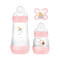 MAM - Starter Set Easy Start Anti-Colic Μπιμπερό (130ml + 260ml) & Start Πιπίλα 0m+ Κορίτσι - 3τμχ
