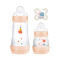 MAM - Starter Set Easy Start Anti-Colic Μπιμπερό (130ml + 260ml) & Start Πιπίλα 0m+ Κορίτσι - 3τμχ