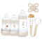 MAM - Welcome to the World Set Νεογέννητου Easy Start Μπιμπερό (2x160ml & 260ml) & Start Πιπίλα Σιλικόνης & Clip Πιπίλας 0m+ Unisex - 5τμχ