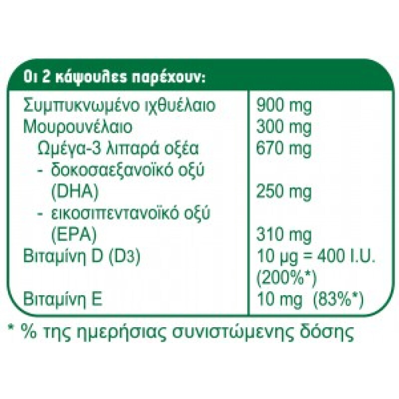 Mollers - Forte Omega 3 Συμπυκνωμένο Ιχθυέλαιο Με Μουρουνέλαιο - 150caps