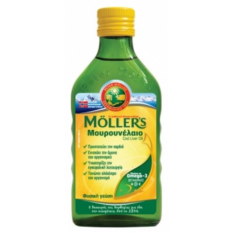 Mollers Μουρουνέλαιο Με Φυσική Γεύση 250ml