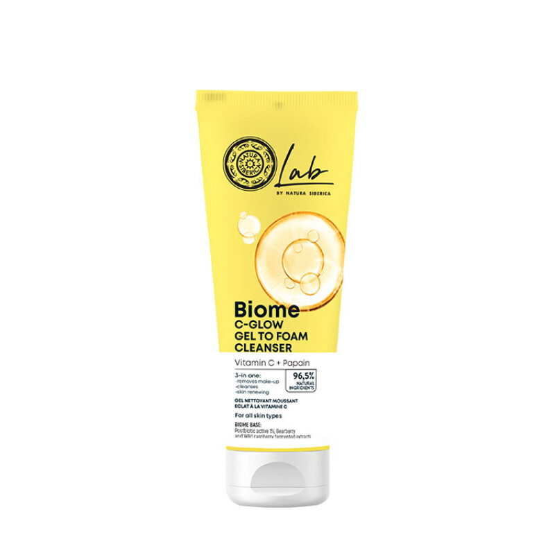 Natura Siberica - Biome C-glow Gel To Foam Cleanser 140ml