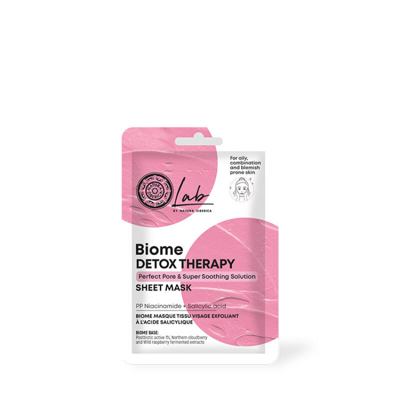 Natura Siberica Biome Detox Therapy Sheet Mask 25g