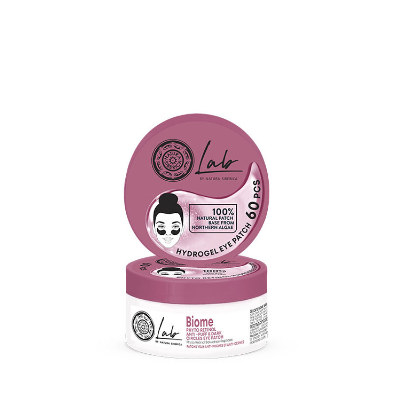 Natura Siberica - Biome Phyto Retinol Anti-puff & Dark Circles Eye Patch Patches Ματιών Με Ρετινόλη - 60τμχ