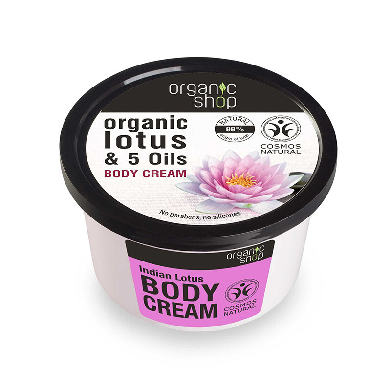 Natura Siberica Organic Shop Indian Lotus Body Cream 250ml